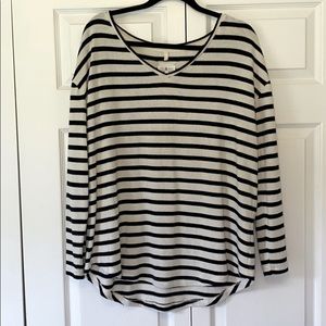 Lou & Grey Striped Light Sweater Tee